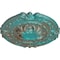 Ekena Millwork Southampton Ceiling Medallion (Fits Canopies up to 2 3/4"), 16 3/8"OD x 1 3/4"P, Copper Green Patina CM17SOCGS - alternate 2